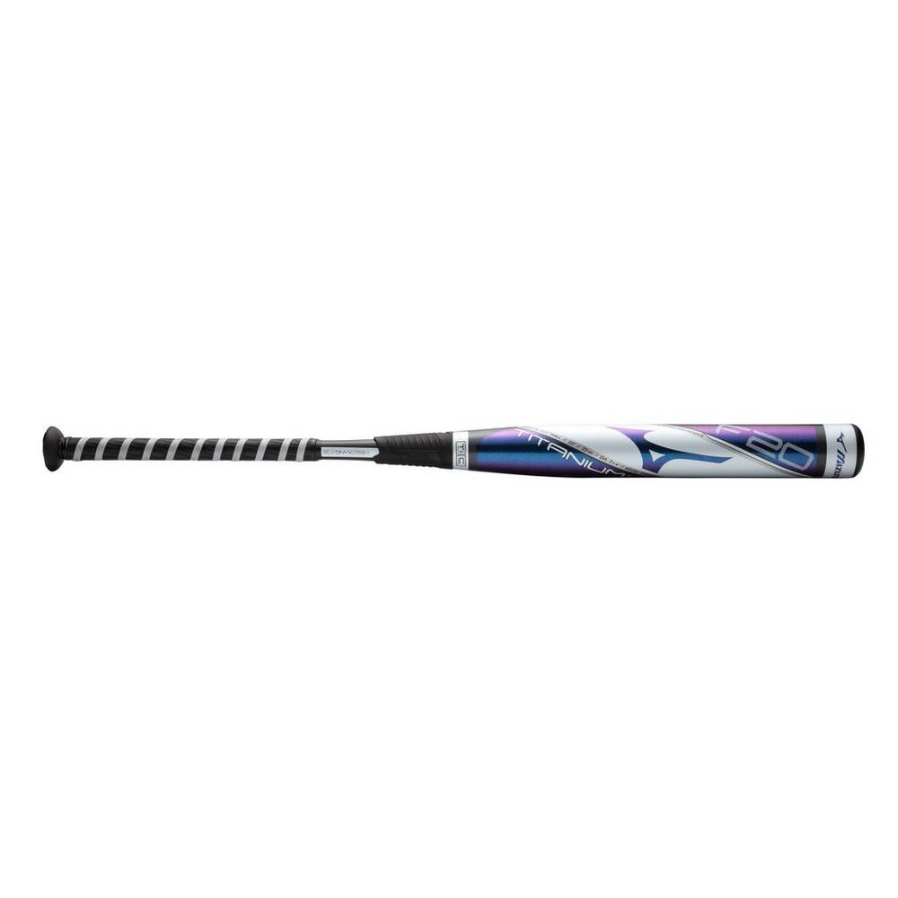 Mizuno F20-TITANIUM - Fastpitch (-10) - Bayan Beysbol Sopası - Beyaz Türkiye (UEKZQB-435)